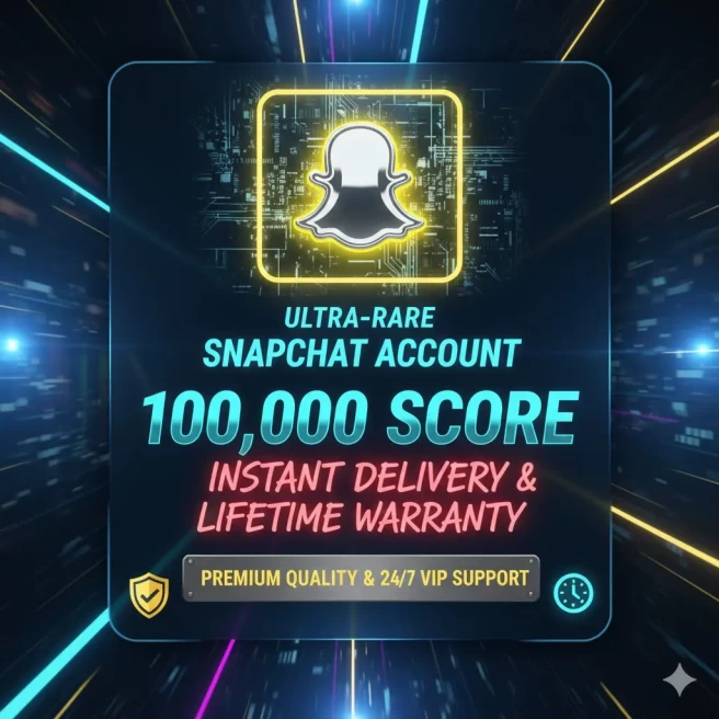 High-Quality Snapchat Account with Over 100K Snapscore Full Information Change Allowed