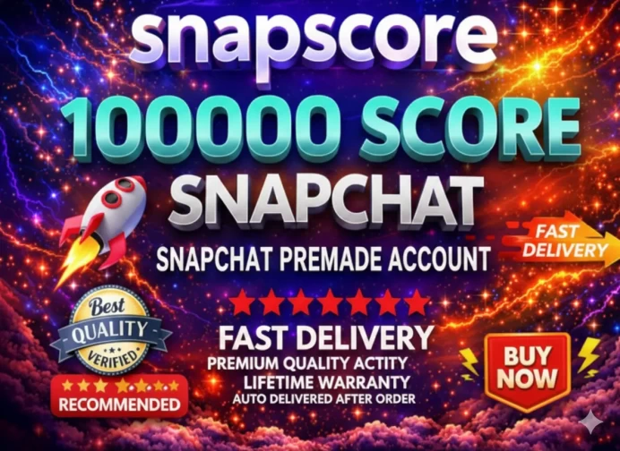 High-Quality Snapchat Account with Over 100K Snapscore Full Information Change Allowed Clean History – No Ban, No Restrictions