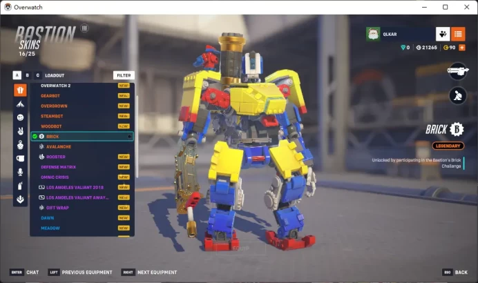 BRICK / LOS ANGELES VALIANT AWAY 2018 / 5 Gold Weapons / Full Mail Access / see the picture / Please Read Description / OlsonP