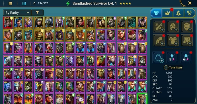 Starter with Mythical - Nell : 91k energy / 53 mln coins / Staltus, Arix, Ninja + 19 Login Legendaries / Geomancer
