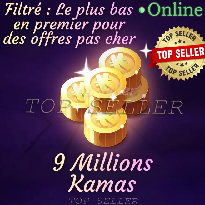 Kelerog : 9 Millions Kamas  - Fast Delivery