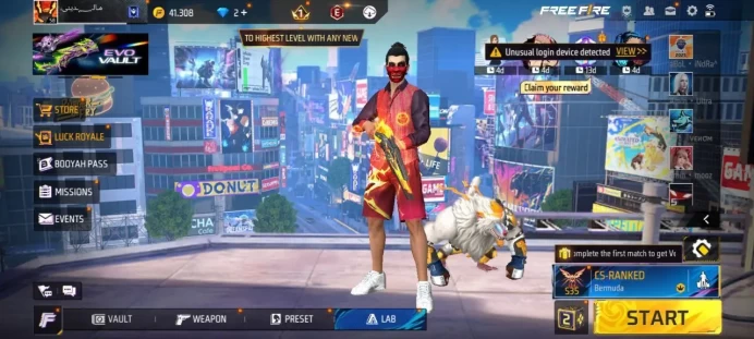 iOS/Android- Global - Level 58 - Rank Platinum - Set 59 - Emote 22 - Weapon 207 - Artifact 1 - Mythic 31 - Epic 59 - Code1249