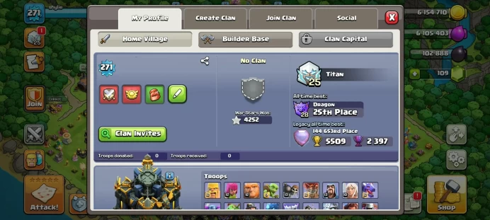 MAX EPIC EQUIPMENT | 97% ALL MAX TH17 | FREE NAME | MAX PETS | 4252 WAR STARS | TH 17 24 EXCLUSIVE SKINS EQUIPMENT EPIC HERO SKIN GEMS
