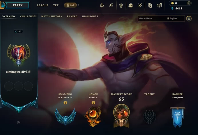 [EUW] S16! - SPLIT 1! - Platinum 3 77 LP - 7 WIN - 2 Lose - 5.4K Be - Honor 5 - Instant Delivery