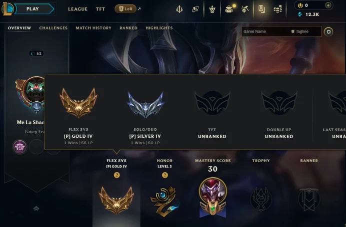 [EUW] S16! - SPLIT 1! - Silver 4 Flex gold 4 - 1 win 0 lose - 12.3K Be - Ranked Ready