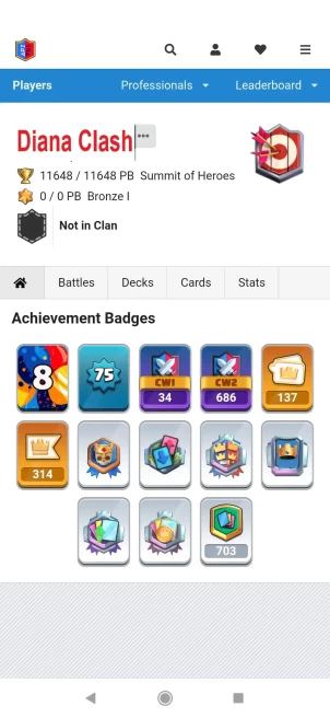 Level 75-KT15- 14 Max Cards Level 16- 51 Level 15 Cards- 137 Emotes- 32 EVO - 18 Skin Towers- 3 Hero Cards- Lifetime Warranty- Immediate Deliver