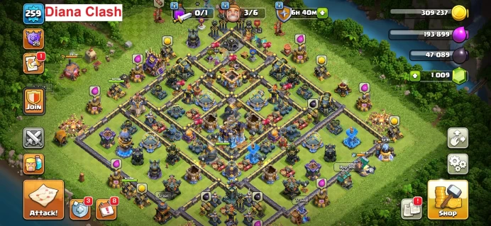 TH18-XP259-(5 Max Heroes- 125 Max Walls- Free Name Change)- 4 Max Epic Equipment- Lifetime Warranty- Immediate Delivery- TH10 Gift