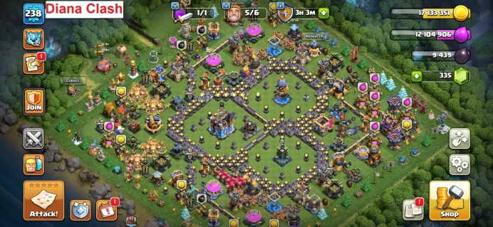 TH18-XP238-(3 Max Heroes - 125 Max Walls)- 10 Hero Skins-3 Max Epic Equipment-3140 Medals- Lifetime Warranty- Immediate Delivery-TH10 Gift