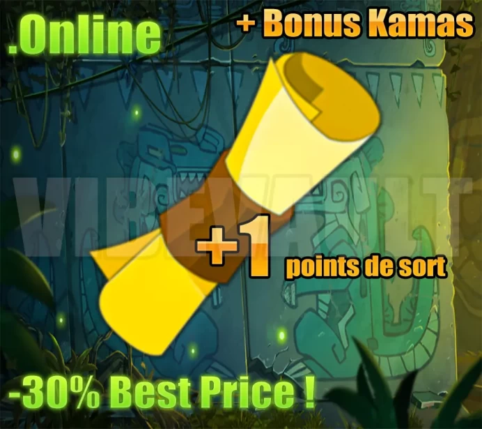 x100 parchemins de sorts ( +1 Point de Sort ) + Bonus kamas !