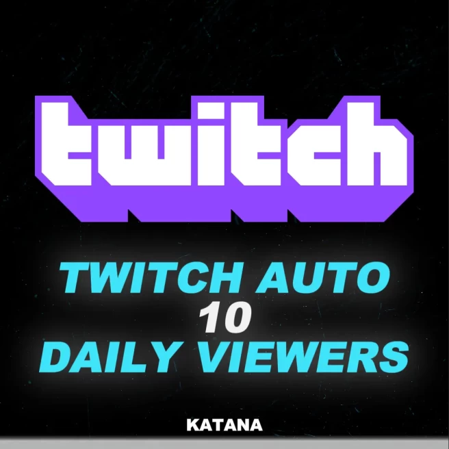 Twitch 10 Daily Auto-Join Viewers | %100 Safe | Fast Delivery