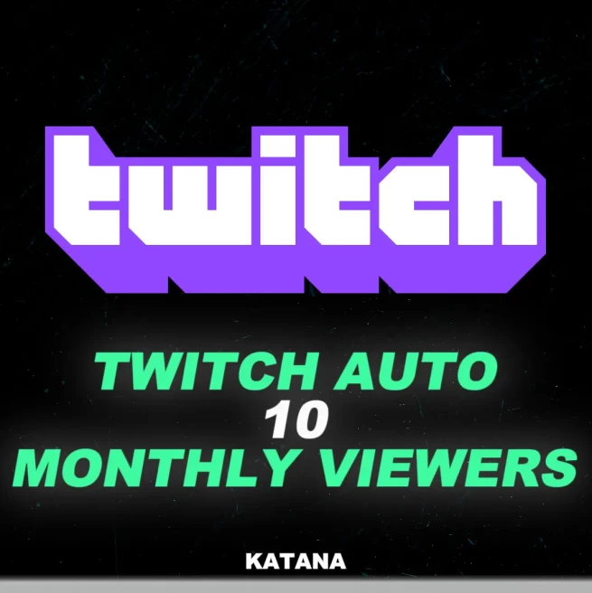 Twitch 10 Monthly Auto-Join Viewers | %100 Safe | Fast Delivery