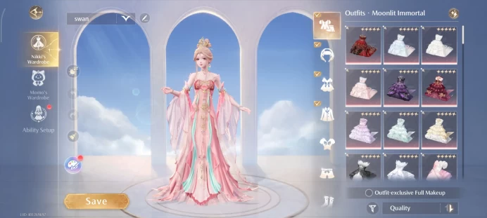 NIKKI7-Asia - Lv 86 - 6 Star Magnificent Connoisseur - 1981 ( 46% Wardrobe Collection ) - 16 ( 20% Momo's Collection ) - Chroma’s Mortal Heart 