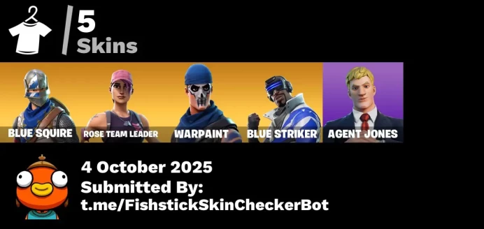FA - PSN/XBOX/PC 5 skins | OG STW | Blue Squire | Blue Striker | Agent Jones | Blue Shift | Skirmish | Pursuit | Survivor's Pack |Squire Shield