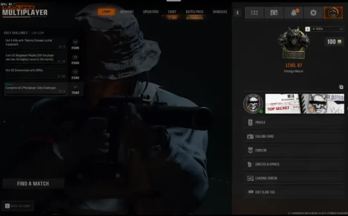  Prestige Master  All BO6 Guns Maxed  Legit Unlocked  WZ4 Ranked Ready  16 Operators  Prestige 10 + Level 80  Full Access  Linkable