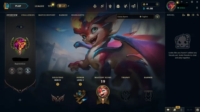 OCE - SAFE SEASON16 IRON 4 0LP | 41200 BE | PLACEMENTS DONE | 0W 23L | INSTANT DELIVERY | LOW MMR | UNVERIFIED EMAIL | IRON IV | #2810