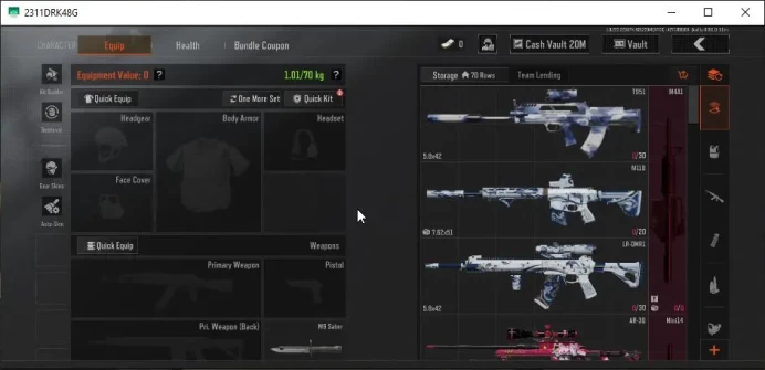 [MOBILE] Lv30|SV 23M|CV 20M|Plain Account|Koi M110,Koi LR DMR,Velvet AR30,Etc|Gear Skin|CN Off|Infinite|CheckSS(AB2537)