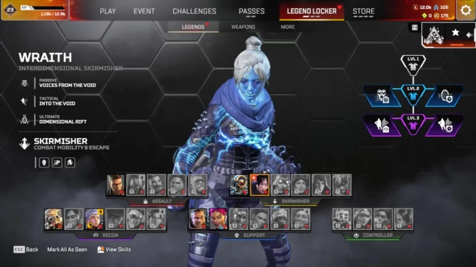 Smurf account | Level 20+ | Ranked ready | Rookie 1 | 6 legends + 175 apex coins | Full access