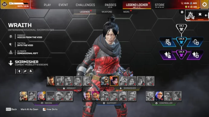Smurf account | Level 20+ | Ranked ready | Rookie 3 | 7 legends + 100 apex coins | Full access