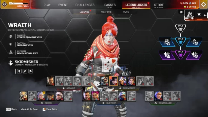 Smurf account | Level 20+ | Ranked ready | Silver 3 | 12 legends + 450 apex coins | Full access