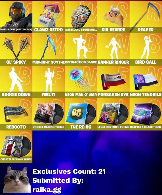 [3in1] / Instant • FN (All Platforms) • 307 skins • 1750 VB • Master Chief Black • SW pack • Billie Elish • Spider-man • Full Access • 2 Gifts