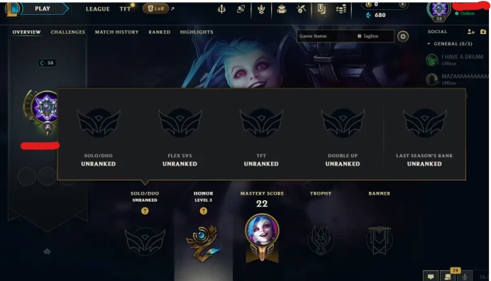 【EUW】Level 38    21  Champ/ 0 Skins   Full Access  High Quality Account  Instant Delivery️