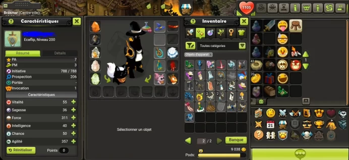 Eca / Fèca / Sacri Lv 200 ( mème compte ) Serveur Tiliwan !! Mètier/Apparat/Ornement/Dofus Dorigam/Damakuro Certifier No rèponse No Numèro  !!