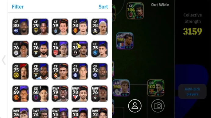 Mobile|Michael ollise(Blitz Curler),Jan Oblak(GK Directing Defense),Lothar Mattaus(Phenom Pass),Etc|TakeEmail(EF1262)