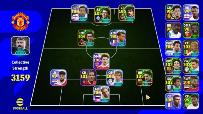 Mobile|Michael ollise(Blitz Curler),Jan Oblak(GK Directing Defense),Lothar Mattaus(Phenom Pass),Etc|TakeEmail(EF1262)