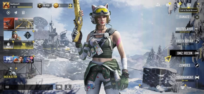 mythic gun 1 | legend gun 4 | LVL 400 | Epic Guns 139 | character Epics 53 | C: 76K |  code 6513 | Saved:Activision