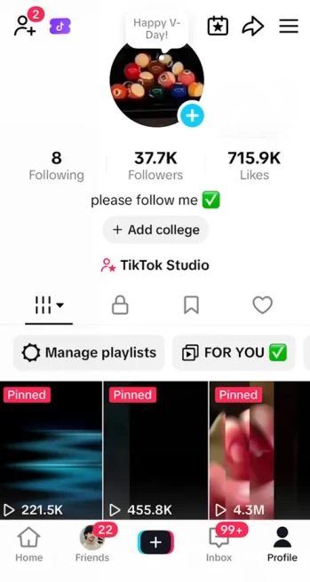 Instanly Delivery/ Monetized 37K Followers+716K Likes Account/ Creator Rewards Program Activated/ Live Stream/ Full Access