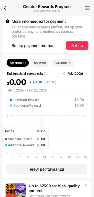 Instanly Delivery/ Monetized 86K Followers+425K Likes Account/ Creator Rewards Program Activated/ Live Stream/ Full Access