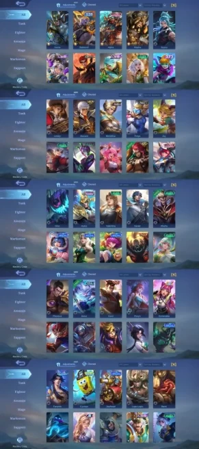 Skins 222 - Heroes 122 - Emblems Max - Diamonds 1 - Code1318
