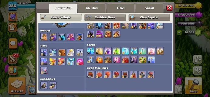 Th_18(XP 286)(15 K GEM)(EVERYTHINGS FULL MAX)(26 EQUIPMENT EPIC MAX (5 EPIC MAX)(975 L.M)(GUARDIANS FULL MAX)(LIFTIME WARANTY)