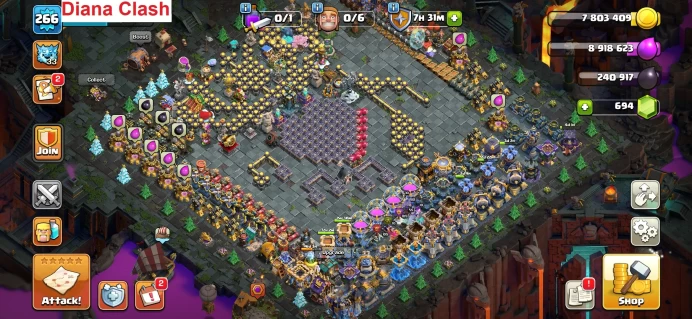 TH18-XP266-(97% Max-5 Max Heroes-125 Max Walls-2 Max Builder Apprentices-34 Hero Skins)-1 Skin Map-5 Epic Max Equipment-3900 Varastar