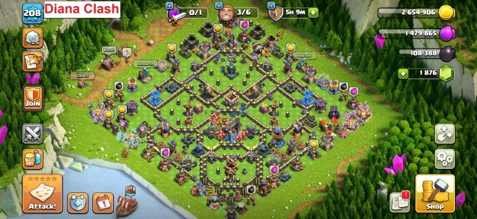 TH18 Max-XP208 - 1 Hero Max+ 2 Hero Max Tan17-22 Wall Max-2 Epic Max Equipment-153 League Medals-Lifetime Warranty-Immediate Delivery