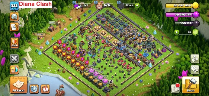 TH18 -XP322 -(5 Max Heroes -125 Max Walls -34k Legendary Loot -1 Max Builder Apprentice -5 Max Epic Gear) -6 Hero Skins -224 League Medals 