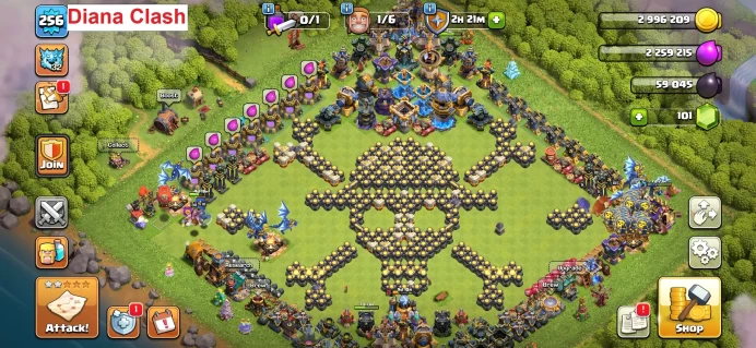 TH18 Max -XP256 - 2 Max Heroes -6 Hero Skins -193 League Medals -Lifetime Warranty -Immediate Delivery
