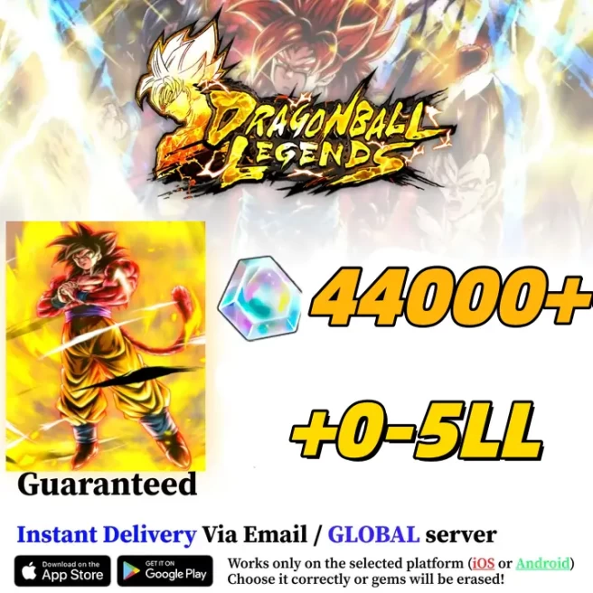 Global[Android only] Super Full Power Saiyan 4+44000Chrono Crystal | The plot has been completed |Dragon Ball Legend