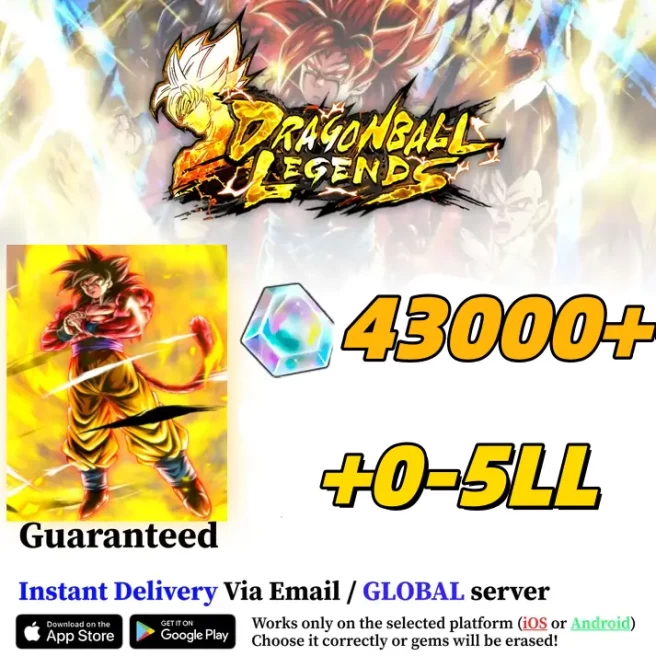 Global[IOS only] Super Full Power Saiyan 4+44000Chrono Crystal | The plot has been completed |Dragon Ball Legend