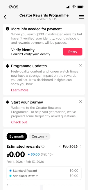 Instanly Delivery/ Monetized 17K Real Followers+1.1M Likes Account/ Creator Rewards Program Activated/ Live Stream/ Full Acce21