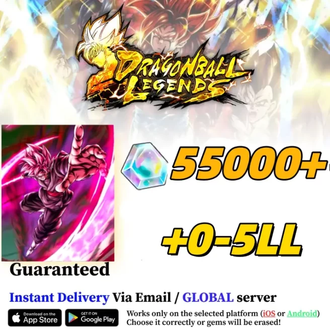 Global[Android only]UL Super Saiyan Rosé (Black Goku)+55000Chrono Crystal | The plot has been completed |Dragon Ball Legend