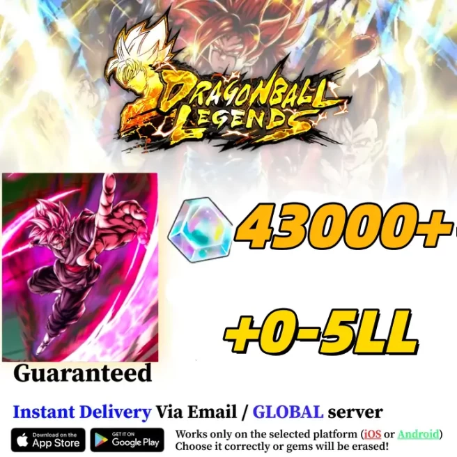 Global[IOS only]UL Super Saiyan Rosé (Black Goku)+43000Chrono Crystal | The plot has been completed |Dragon Ball Legend