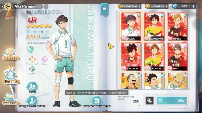 SEA Lv49|6 UR [Osamu+memo,Oikawa+Memo,Kuroo+Memo,Sakusa]+15SSR [Morisuke+memo,Hajime+Memo,etc]|Google|TakeGmail|CheckSS(HFH982)
