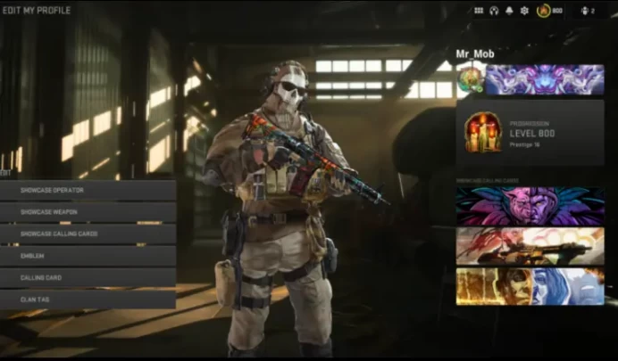 MW2 level 800 MW2 32/44 Operator 48+ Guns Maxed 106+Camos Stacked Aged Full Access