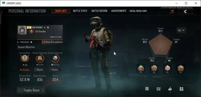 [MOBILE] Lv30|SV 52M|CV 50M|Royal Guard|Ceremonial MK14,Crimson VSS,Hazard AEK,Etc|CN ON|Infinite|CheckSS(AB2580)