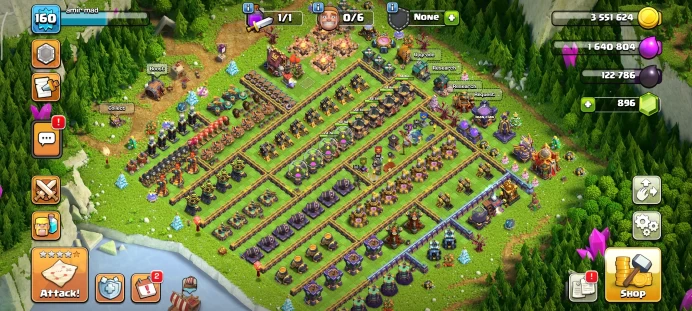 Full warranty-Secure account-Th 16-level 160-Equipment Epic 12-Gem 906-Magic Items-heroes 80/80/58/56/30 - Android & ios