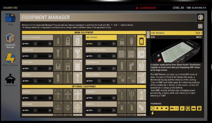 LVL XX-100 + 2 Billion $ + 20 Prestiges + 3 Tier Items - Phasmophobia Steam account+Full Access+Region Free [Automatic Delivery]