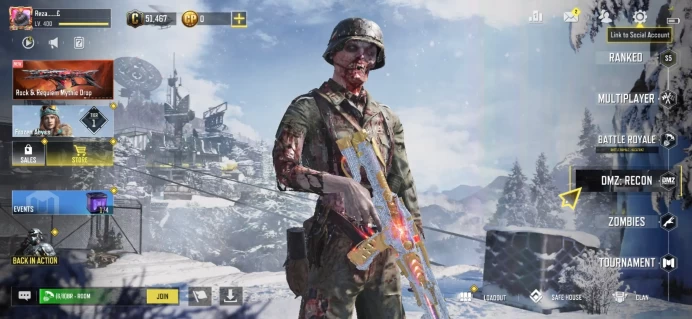 mythic gun 1 | legend gun 9 | LVL 400 | Epic Guns 211 | character Epics 79 | C: 51K |  code 6539 | Saved:Activision