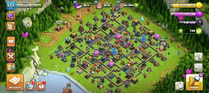TH 18 Full Max, 7 Equipment Epic, Hero Max, Wall Max, Defense max  , have 1468 stars war , Warranty Lifetime