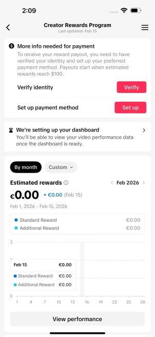 100% Monetized France Account Creator Rewards Program Active | 11k Real Followers & 113k Likes | Real Screenshots + Full Access + Good Standing